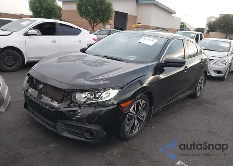 2016 Honda Civic Ex-L из США, поврежденный, VIN 2HGFC1F7XGH636072